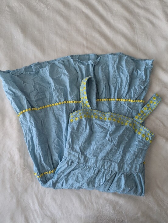 Boden Dresses & Skirts - boden blue and yellow midi dress